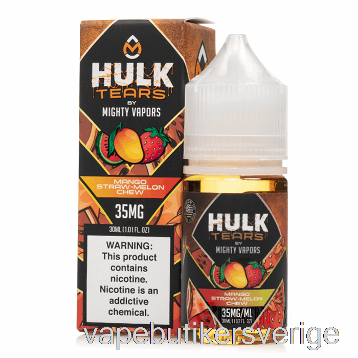 Vape Sverige Mango Halm Melon Tugga - Hulk Tears Salter - 30ml 35mg